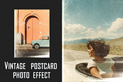 Vintage Postcard photo effect, a Layer Style Add-On by 3d_model_tifotizi (Thumbnail 1 of 4)