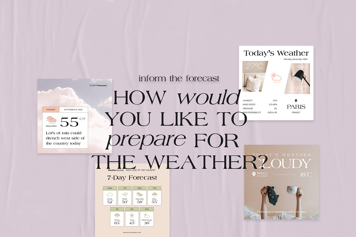 Blog & News Room Instagram CANVA PS, a Social Media Template by Eviory (Photo 10 of 26)