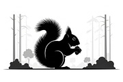 Black Squirrel Vector Icon Bundle, an Illustration by jahid234 (Thumbnail 18 of 51)