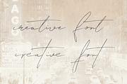Relative Handwritten & SVG Font, a Script Font by Cruzine (Thumbnail 3 of 12)