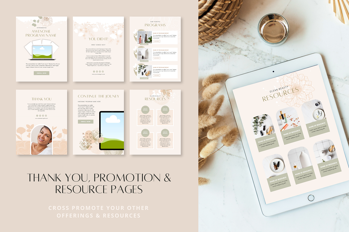 Skincare Holistic Healing Templates, a Magazine Template by Brand Spanking You (Photo 10 of 25)