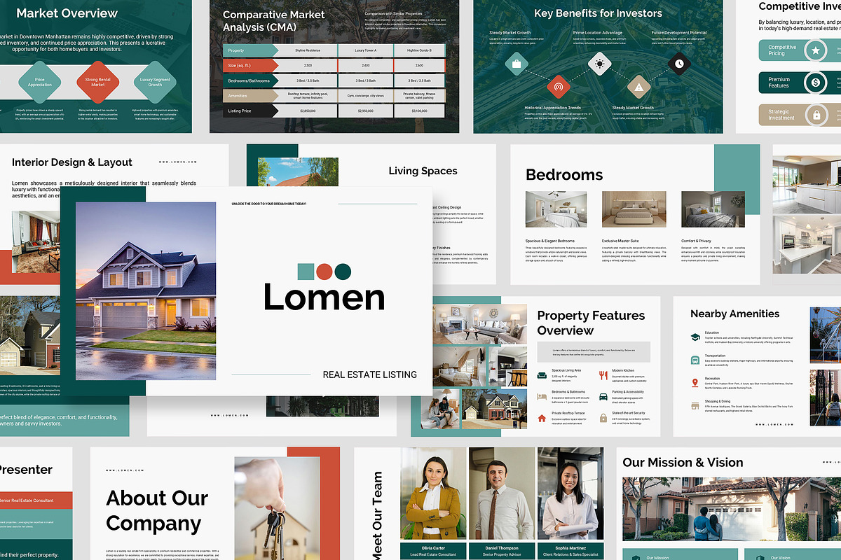 Lomen : Realty Kit Keynote, a Presentation Template by Punkl Camp (Photo 1 of 9)