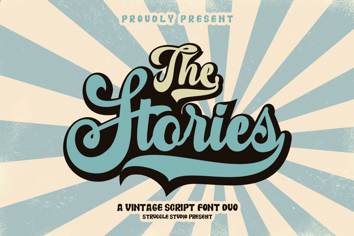 The Stories | font duo, a Script Font by Struggle Studio (Photo 1 of 12)