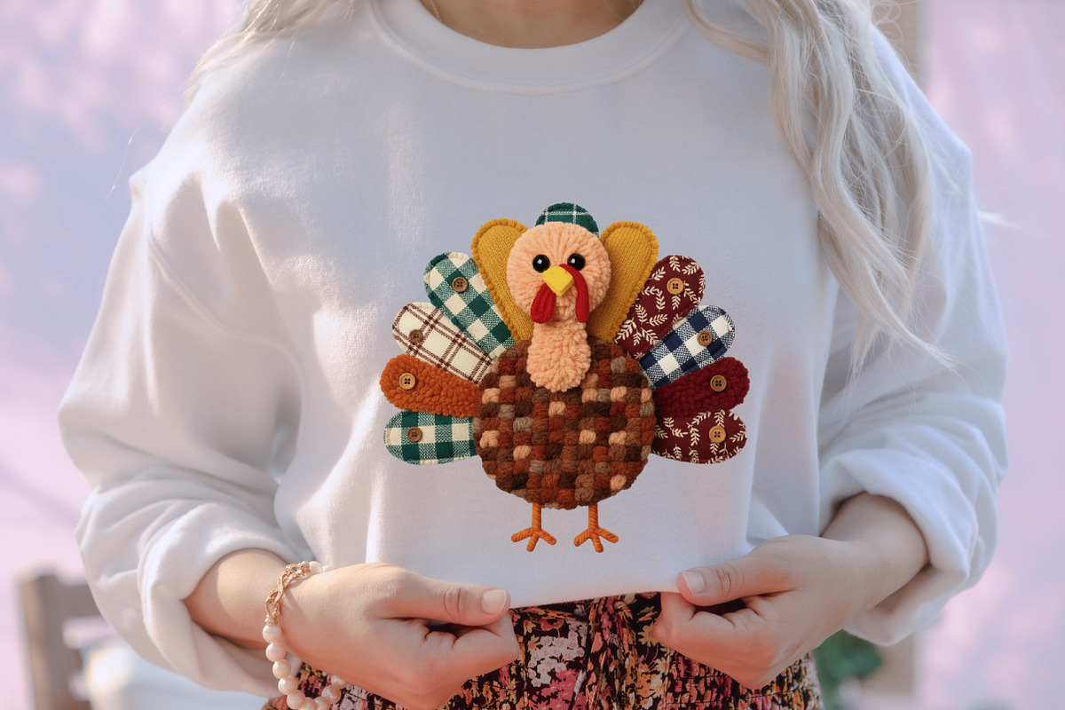 Thanksgiving Png Yarn Crochet Turkey, an Illustration by designcity5 (Photo 2 of 8)