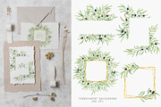 Olive Branches Watercolor Set, a Decorative Illustration by Daryartsy (Thumbnail 4 of 11)