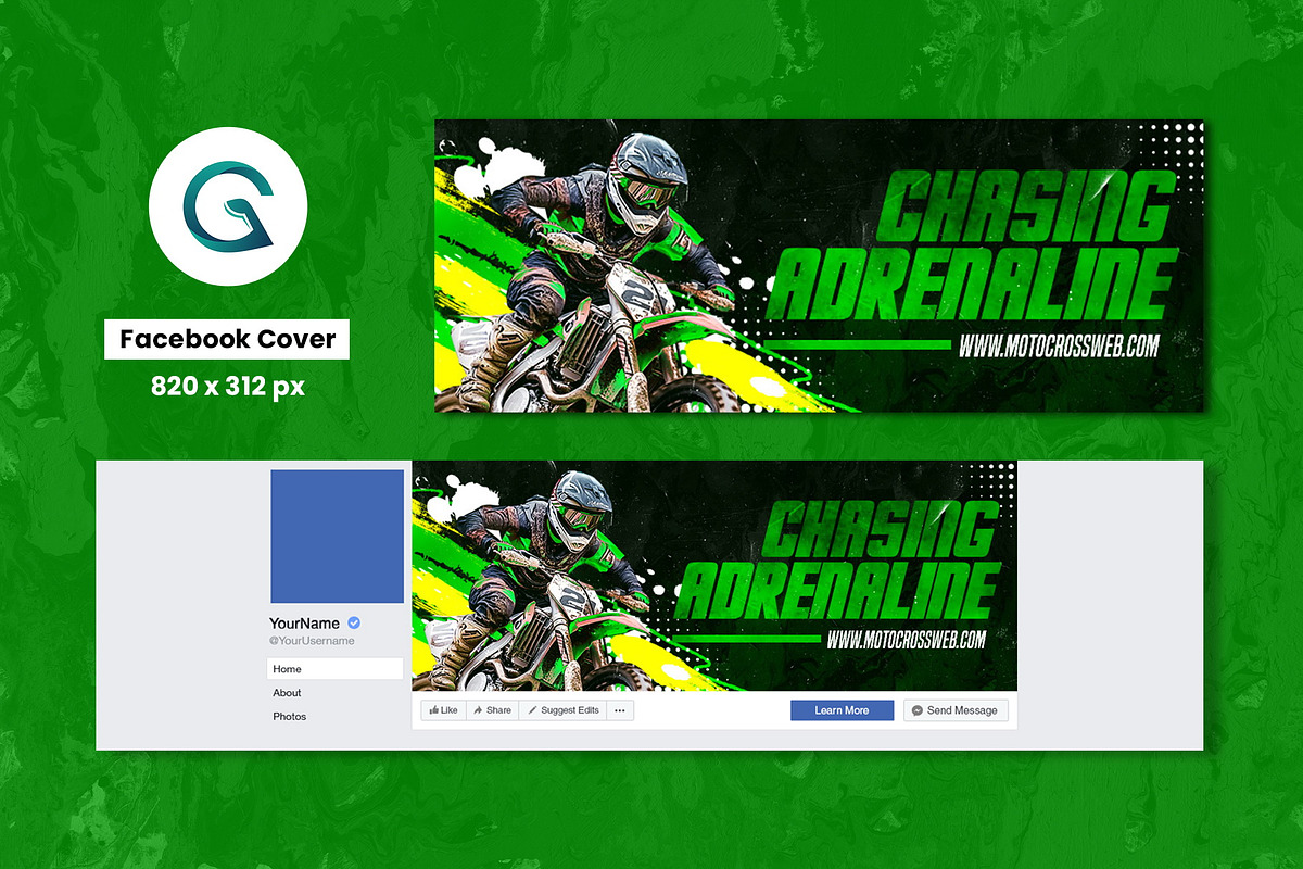 Motocross Team Social Media Template preview 5