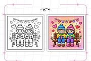 Romantic Vibes Bold & Easy, a Decorative Illustration by Ink Gallery (Thumbnail 3 of 9)