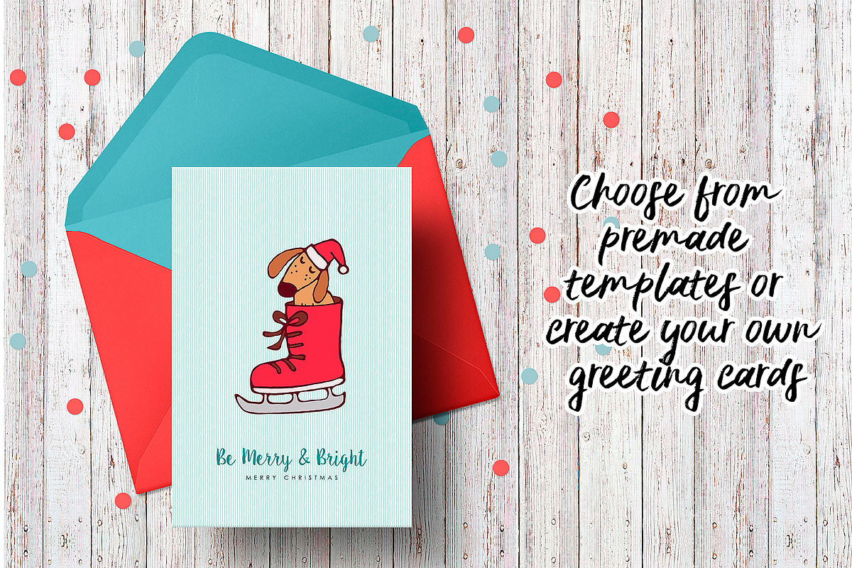 Sweet Christmas: hand drawn set! OFF, a Background Graphic by Cienpies Design (Photo 6 of 8)