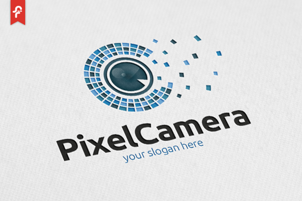 Pixel Camera Logo, a Branding & Logo Template by ft.studio | Creative ...