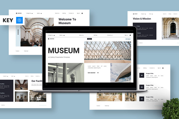Museum - Art Gallery Keynote preview 7
