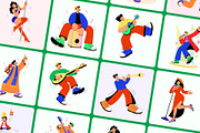 60 Flat Musician Illustrations, a Person Illustration by Creative Stall (Thumbnail 8 of 11)