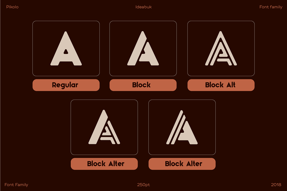 Pikolo Font Family preview 6