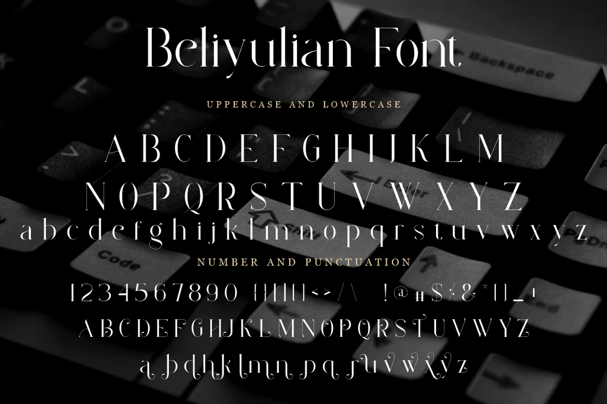 Beyulian Font, a Serif Font by Typegoals Studio (Photo 6 of 7)