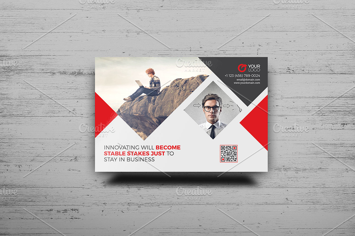 Corporate Postcard, a Card Template by Cristal Pioneer (Photo 6 of 7)