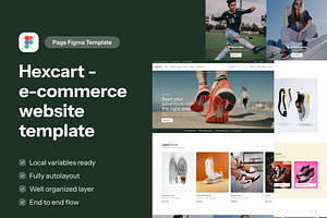 Hexcart - Clean and minimal template, a Landing Page Template by ShabbirManpurwala