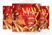 Valentine’s Day Party Flyer Design, a Flyer Template by Shajib Shikder (Thumbnail 2 of 2)
