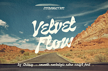 Velvetflow – Smooth Nostalgic Font