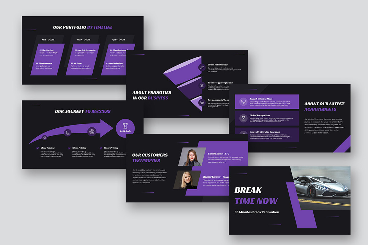 Croyale Luxury Car Rental GSlides, a Presentation Template by kerismaker (Photo 5 of 10)
