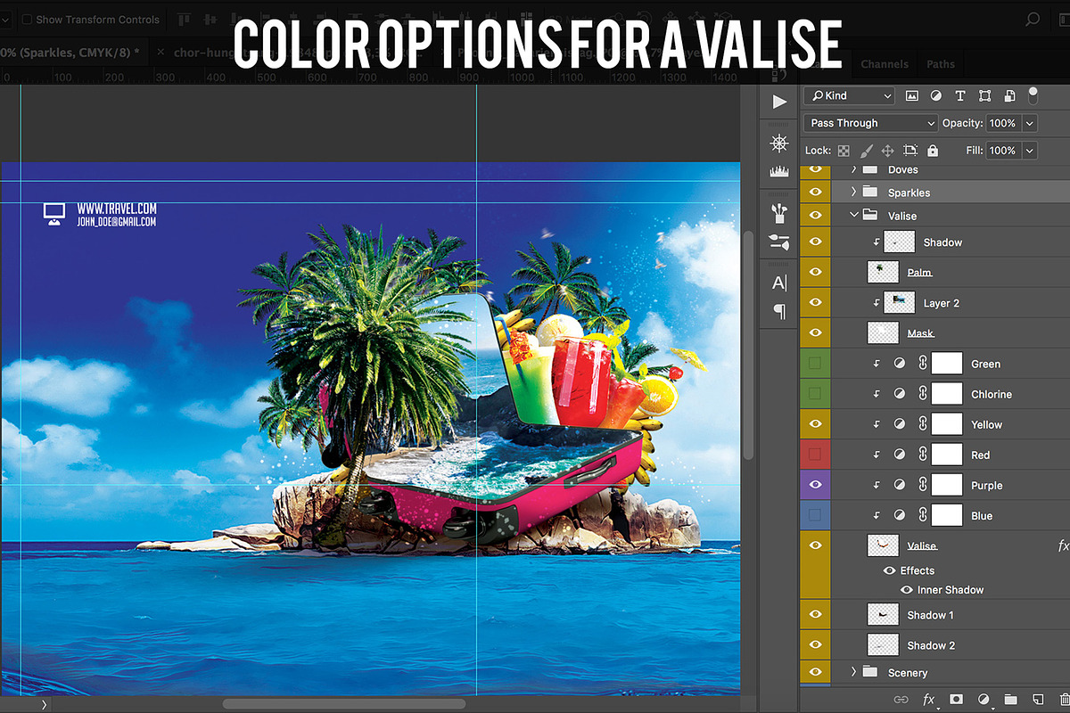 Holiday Travel Flyer, a Flyer Template by CREATIVE DUDE (Photo 4 of 8)