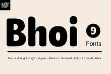 Bhoi – Playful & Versatile Rounded