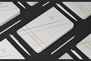 Notebook Mockup, a Books & Magazine Mockup by Seven Lights (Thumbnail 4 of 5)