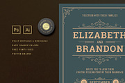 Wedding Invitation Suite, an Invitation Template by Vasya Kobelev (Thumbnail 3 of 10)