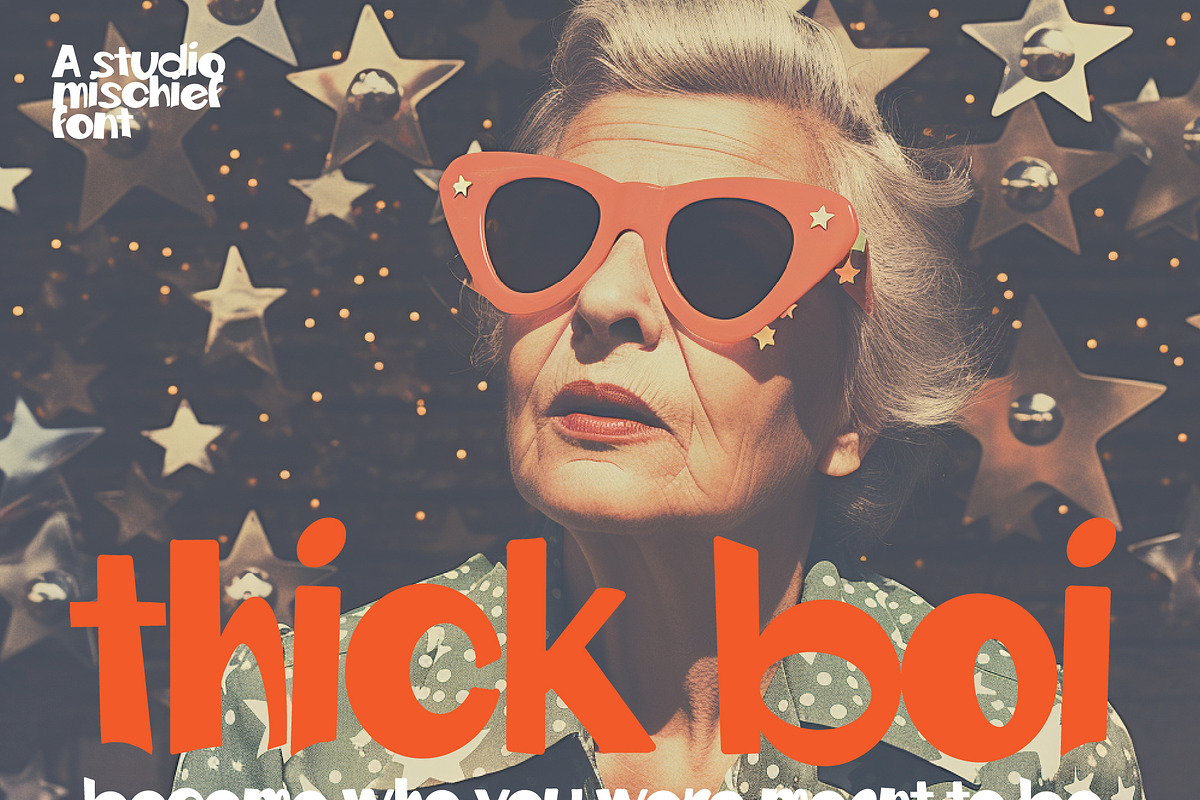 Thick Boi Handwritten Display, a Font by Studio Mischief (Photo 11 of 12)