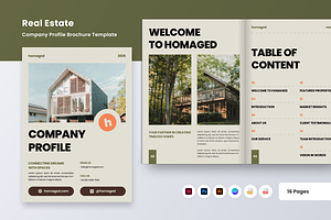 Real Estate Company Profile V1, a Brochure Template by productype1