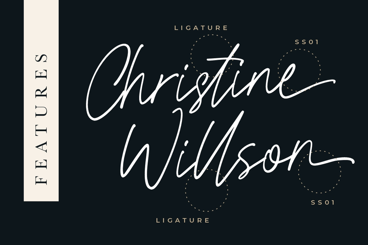 Gaston & Jacklyn Stylish Signature, a Script Font by Creatype Studio (Photo 2 of 9)