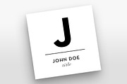 The Small Initial - Business Card, a Business Card Template by xxDeadPixels (Thumbnail 2 of 5)
