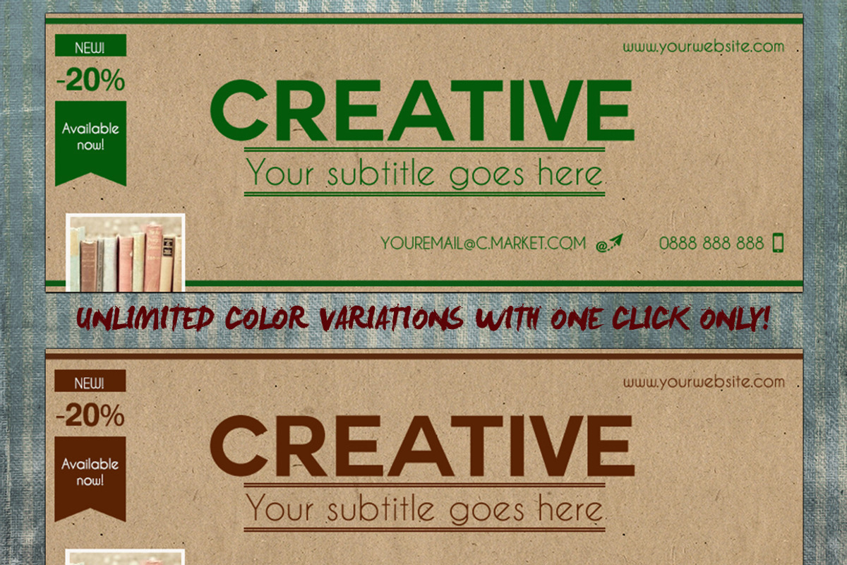 Multipurpose Retro Facebook Cover 01, a Websites & App Template by Tzochko (Photo 3 of 4)