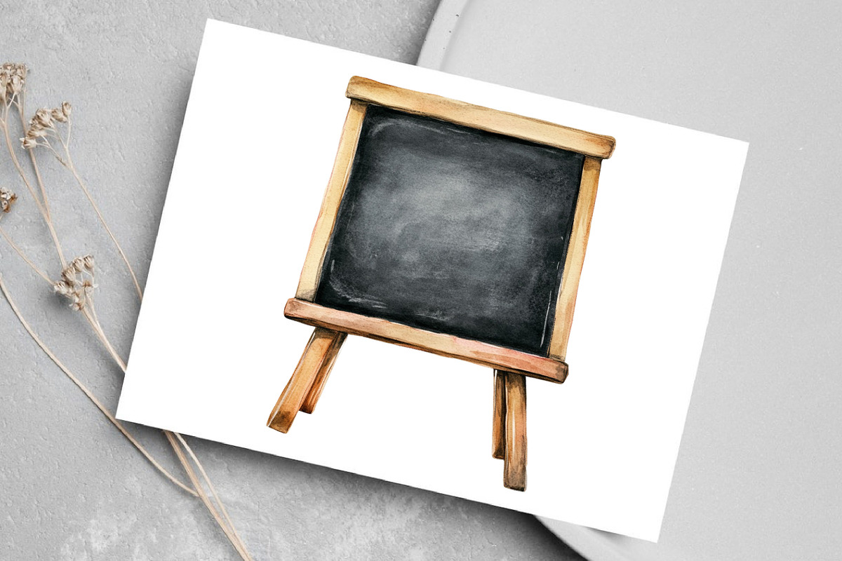 Watercolor Teaching Material Clipart, an Illustration by Canvas Craft (Photo 6 of 7)