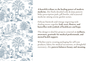 Medical Toile de Jouy Pattern, a Background Graphic by Hughes Studio (Thumbnail 3 of 8)