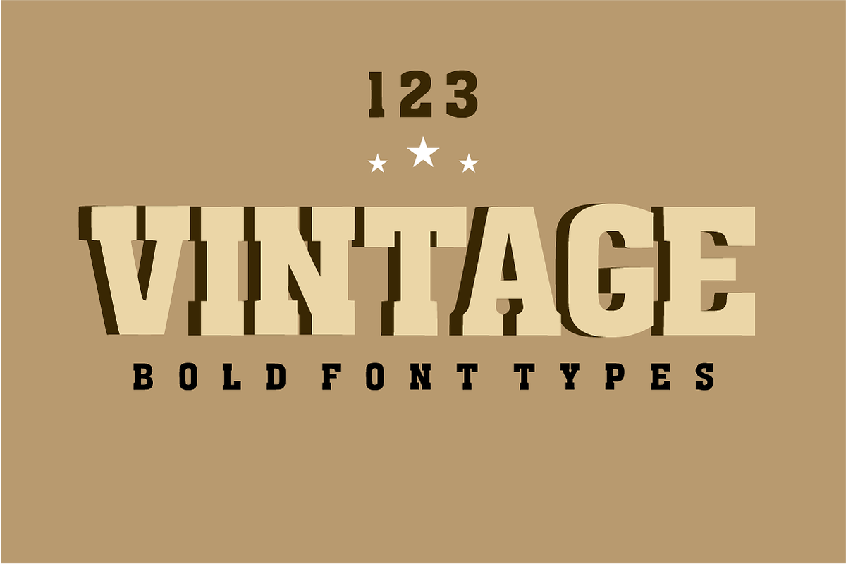 Black Slab Font - Vintage Style, a Slab Serif Font by KiddoGlyphs Studio (Photo 2 of 5)