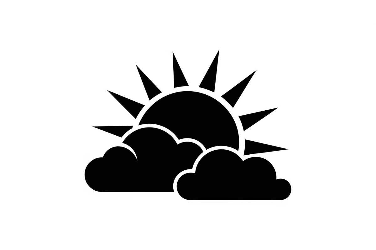 Sun Behind Clouds Silhouette Bundle, an Illustration by Gaye Art (Photo 27 of 31)