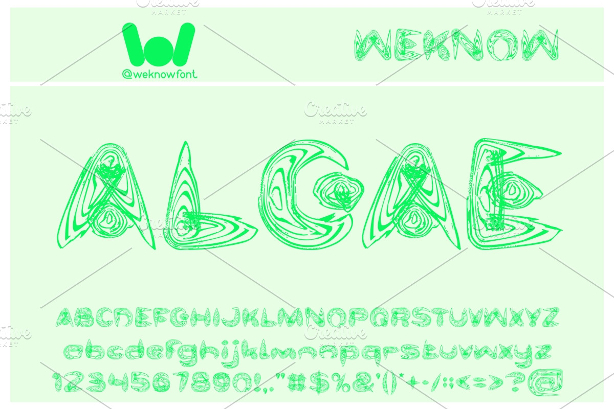 water and gasoline font, a Font by weknow (Photo 3 of 5)