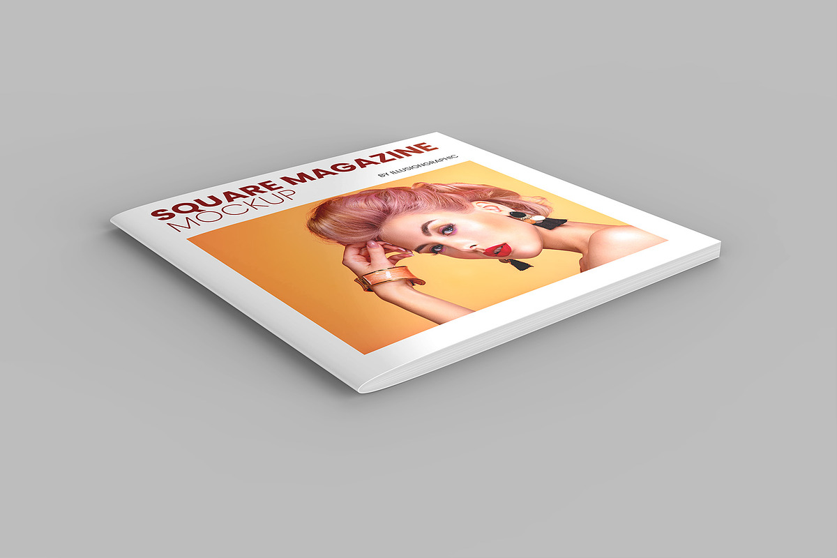 Square Catalog / Magazine Mockup, a Books & Magazine Mockup by Illusiongraphic (Photo 6 of 22)