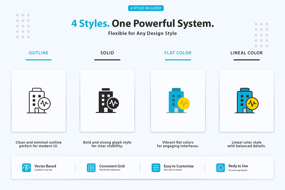 Organizational Structure Icons, an Outline Icon by vexper (Photo 6 of 7)