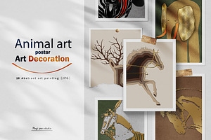 Modern Creative Animal Art Prints