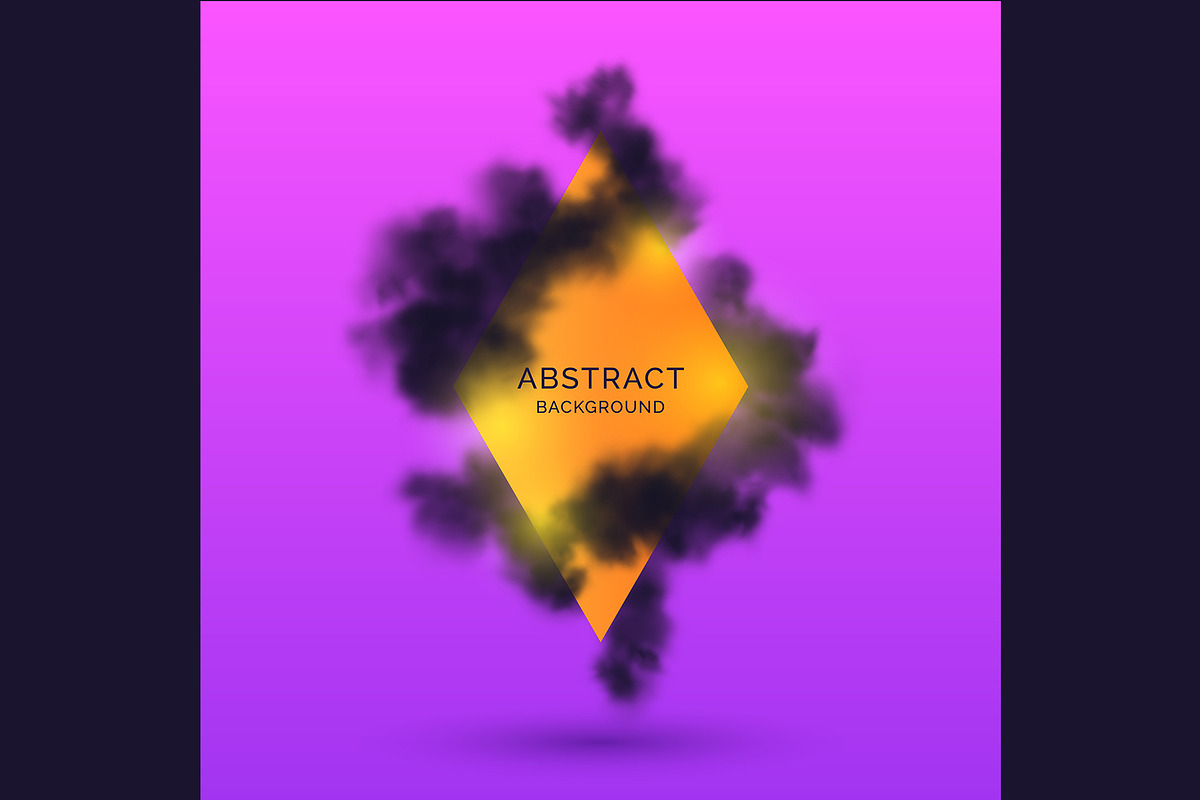 Smoke vector background, an Object Graphic by alekseiderin (Photo 7 of 7)
