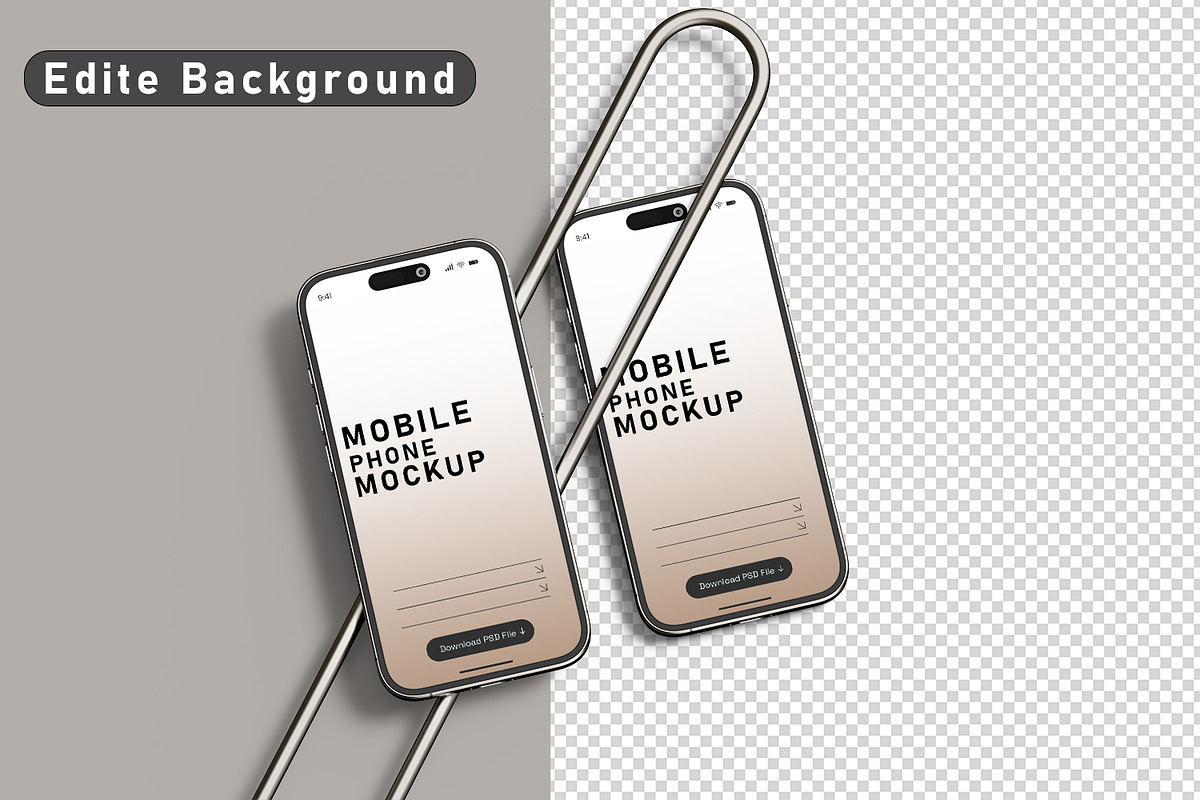 iPhone 16 Pro Mockup Set, an iPhone Mockup by pixelmock (Photo 11 of 14)
