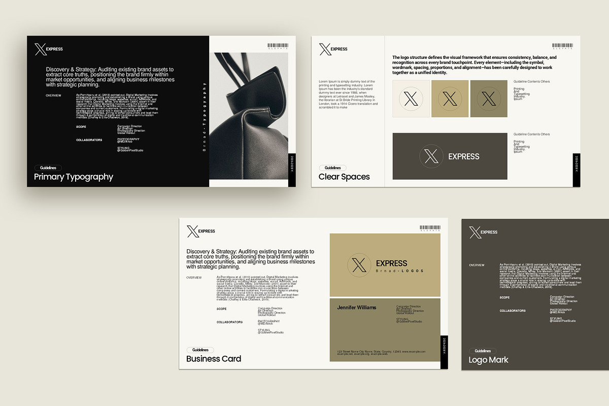 Brand Guideline InDesign Template, a Presentation Template by GoldenPixelStudio (Photo 2 of 9)