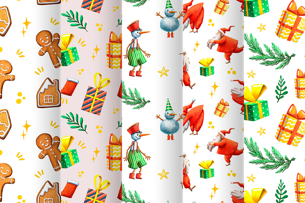 Christmas Story - Clipart Set, an Illustration by Mashamashastu (Photo 11 of 13)