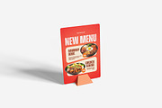 Menu Mockup, a Product Mockup by MrLetters (Thumbnail 2 of 5)