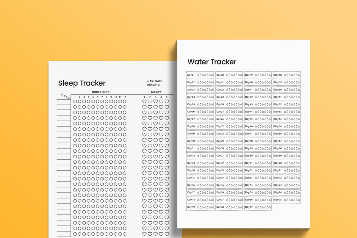 75 Soft Challenge Tracker – 5-Pages, a Stationery Template by Graphicsnext (Photo 3 of 4)