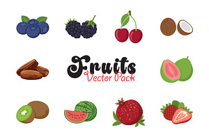 Fruits Icons Pack, a Duotone Icon by vectorstank