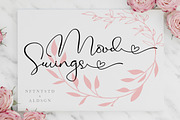 Mood Swings, a Script Font by Aldedesign (Thumbnail 1 of 7)