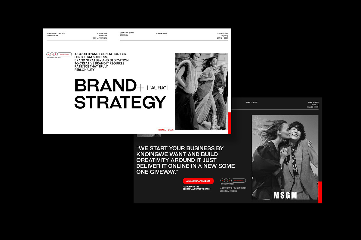 AURA | Brand Strategy Template, a Presentation Template by Slide-Agency (Photo 7 of 11)