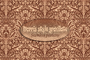 Morris style gravilate patterns, a Pattern Graphic by MightyTreeIE (Thumbnail 1 of 9)
