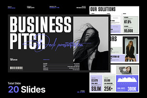 Startup Business Pitch Deck Template